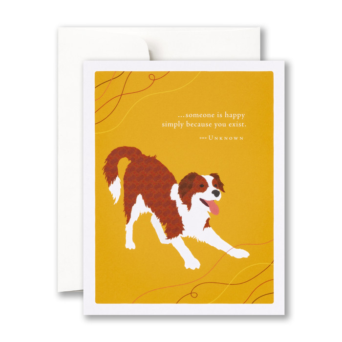 PG Birthday Card - Someone is happy simply because you exist. - Unknown - Image 4